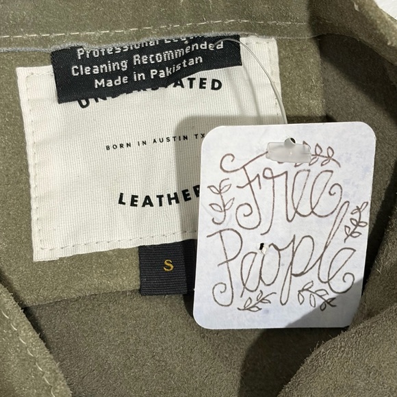 NWT Free People Suede Mini Skirt - Picture 5 of 6